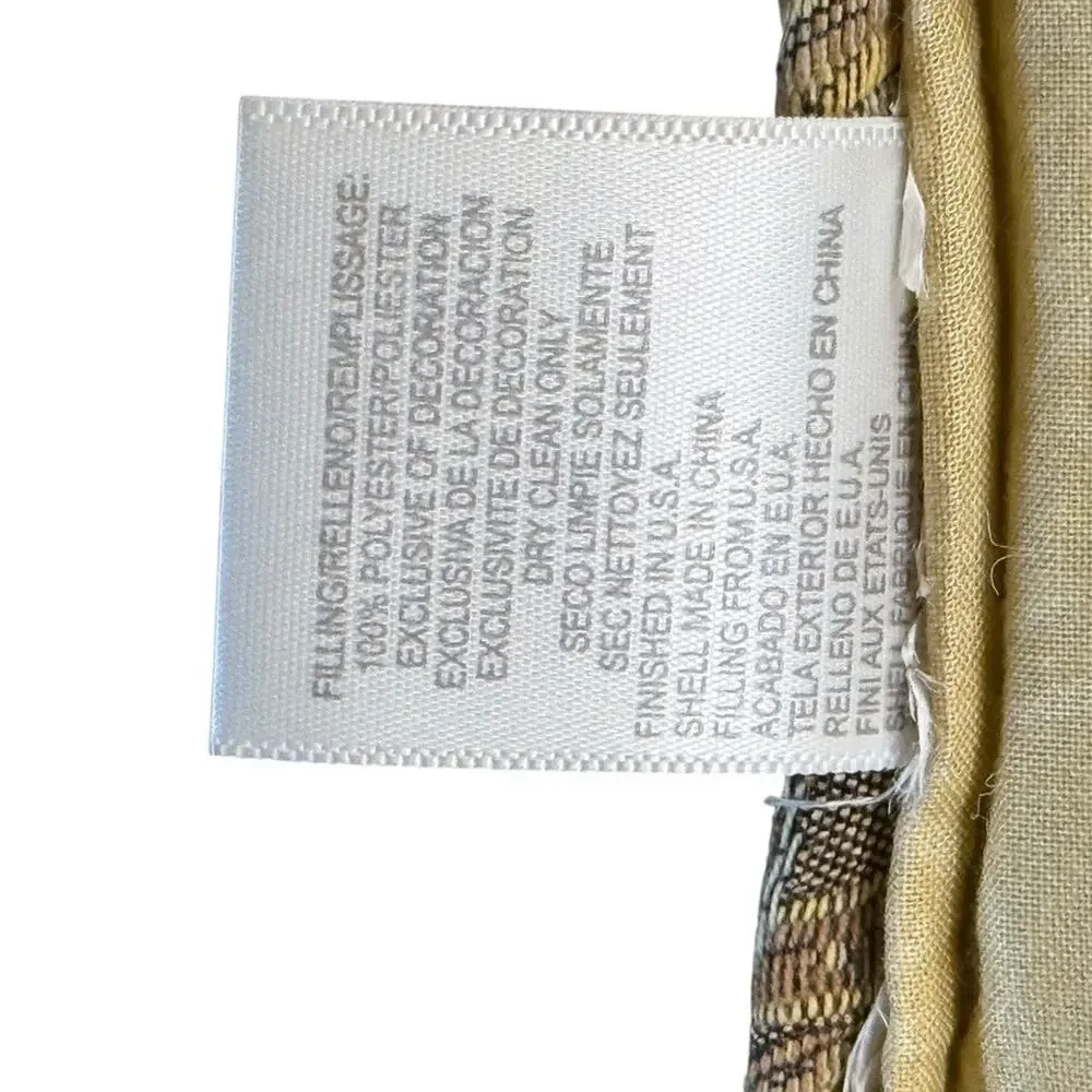 Croscill Jacobean Gold Damask Jacquard Queen Size Comforter Thick 92